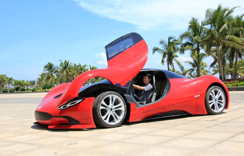 Illustration for article titled Chinese Supercar!